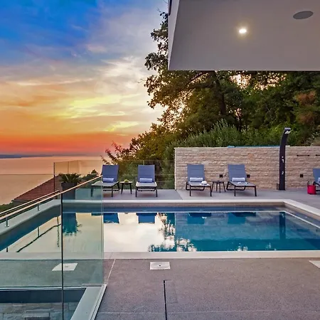 Dispet, Sea View, Heated Pool, Cinema, Wellness Villa