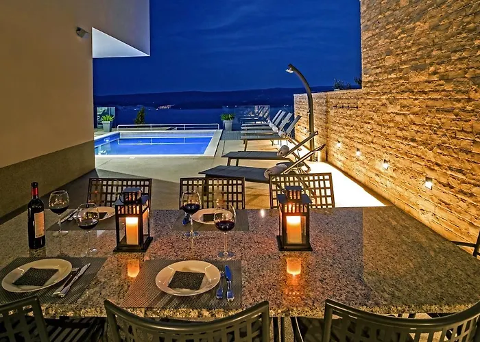 Villa Dispet, Sea View, Heated Pool, Cinema, Wellness