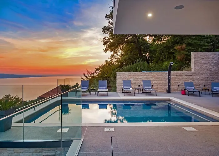 Dispet, Sea View, Heated Pool, Cinema, Wellness Villa